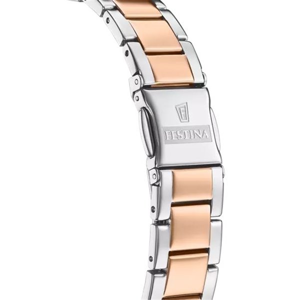 Montre festina femme métal rosé et blanc F20612/1