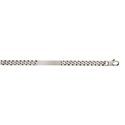 Identite argent maille gourmette vieillie 8mm. gravure offerte !