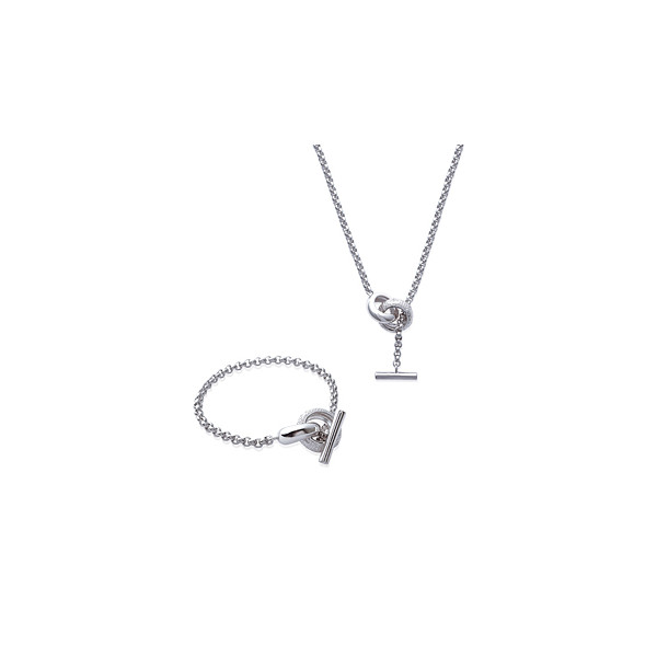 COLLIER ARGENT RHODIE JASERON + ANN