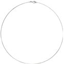 Collier cable Or Blanc 750