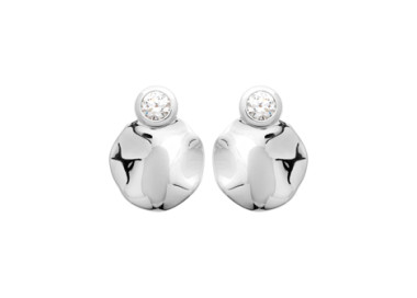 Boucles argent Oxyde(s) de Zirconium 15x20mm