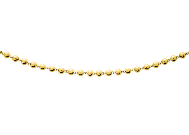 Collier motifs boules plaqué Or 42cm