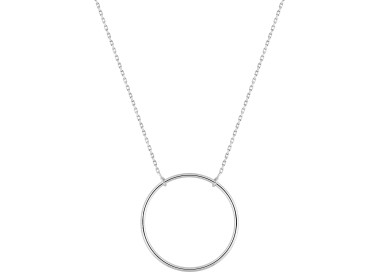 Collier Or Blanc 375 42cm