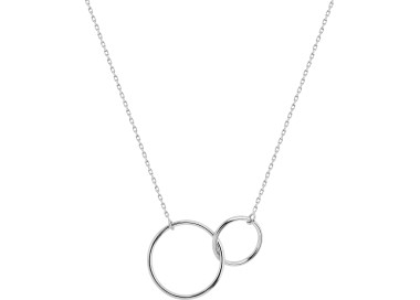 Collier Or Blanc 375 42cm