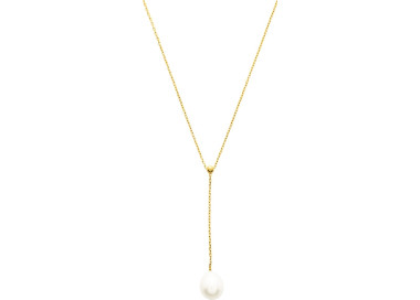 Collier perle de culture d'eau douce Or Jaune 375