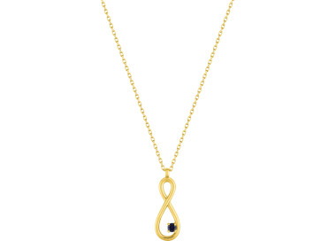 Collier saphir Or Jaune 375