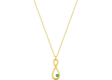 Collier émeraude Or Jaune 375