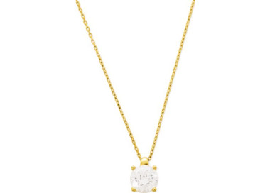 Collier oxyde(s) de zirconium Or Jaune 375 42cm