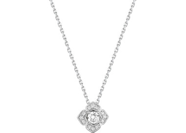 Collier diamant 0.15+0.050.206 Or Blanc 750