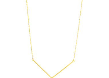 Collier Fil Or Jaune 750 42cm