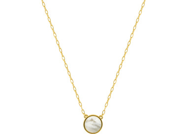 Collier nacre Or Jaune 750