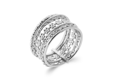 Bague argent 925 rhodié