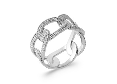 Bague argent 925 rhodié