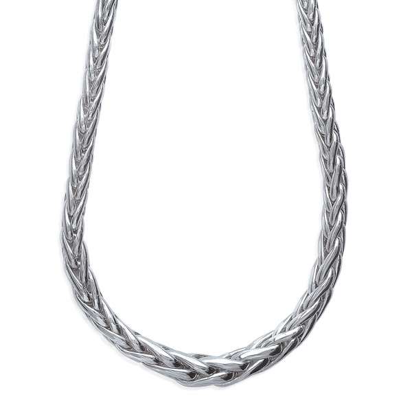 COLLIER ARGENT MAILLE PALMIER