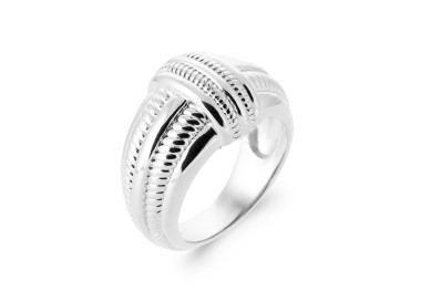 Bague argent 925 rhodié