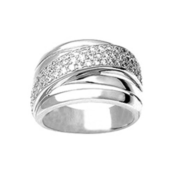 Bague argent oxyde de zirconium