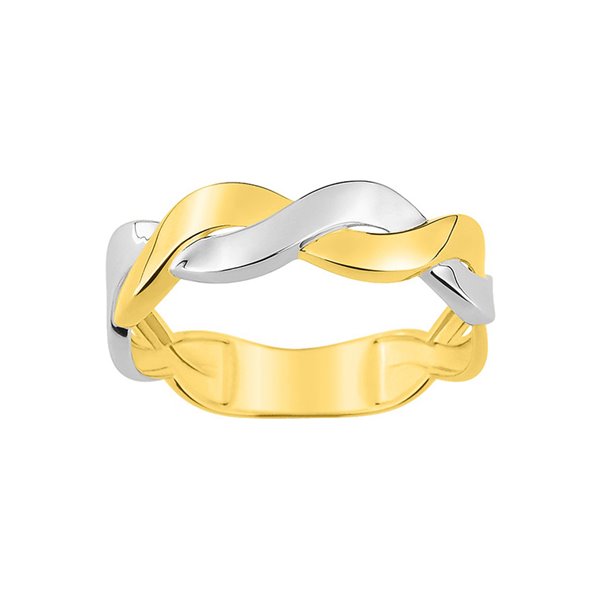 Bague Or Jaune 750 rhodiée