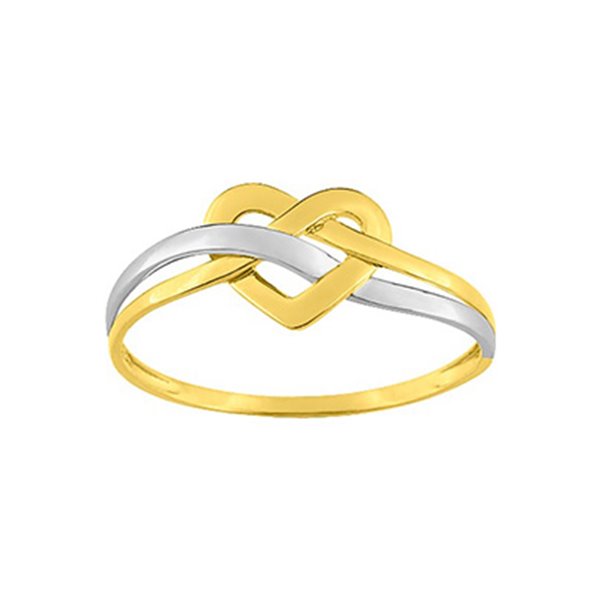 Bague Or Jaune 750 rhodiée