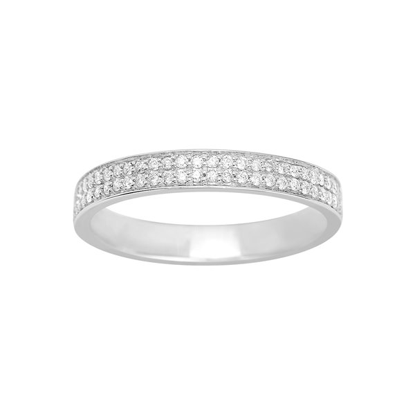 Bague diamant 0.26ct Or Blanc 750