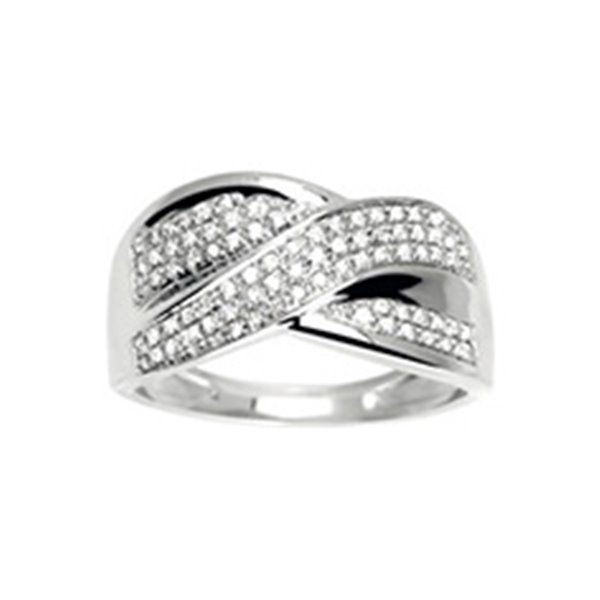 Bague diamant 0.19ct Or Blanc 750