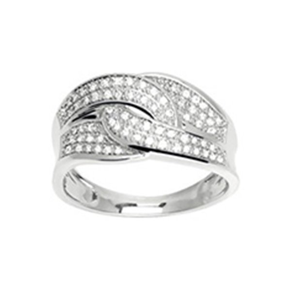 Bague diamant 0.19ct Or Blanc 750