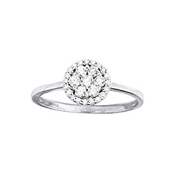 Bague diamant 0.30ct Or Blanc 750