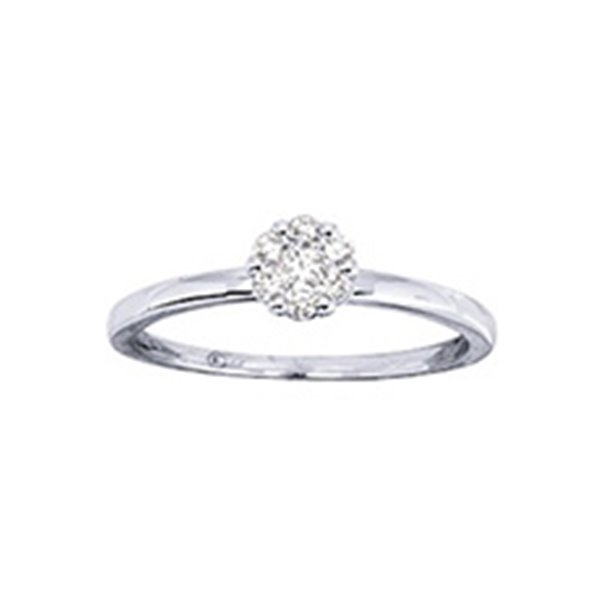 Bague diamant 0.20ct Or Blanc 750