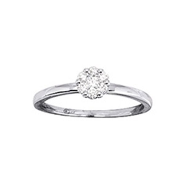 Bague diamant 0.20ct Or Blanc 750