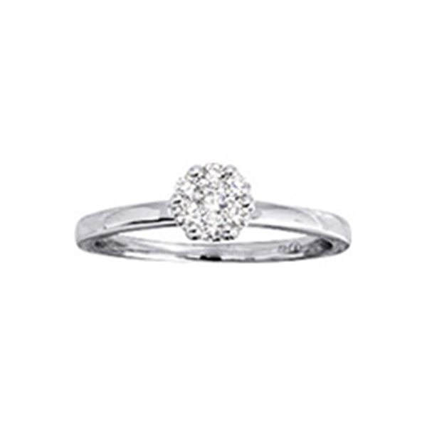 Bague diamant 0.25ct Or Blanc 750