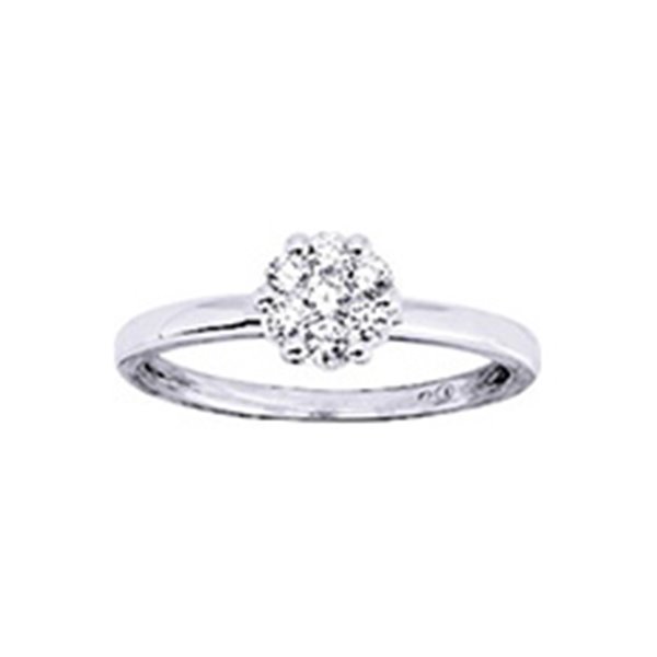 Bague diamant 0.30ct Or Blanc 750