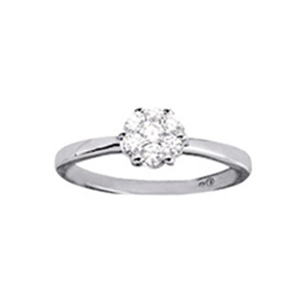 Bague diamant 0.30ct Or Blanc 750