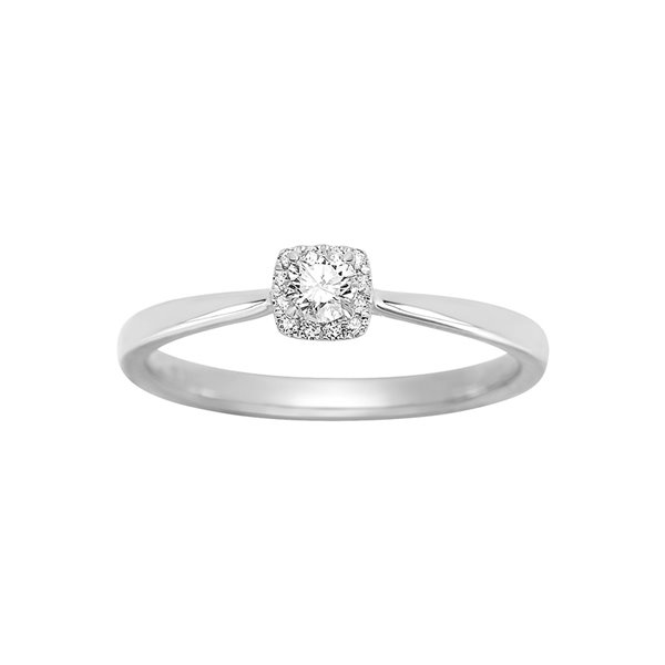 Bague diamant 0.20ct Or Blanc 750