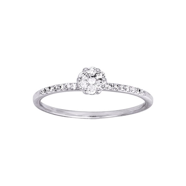 Bague diamant 0.20ct Or Blanc 750