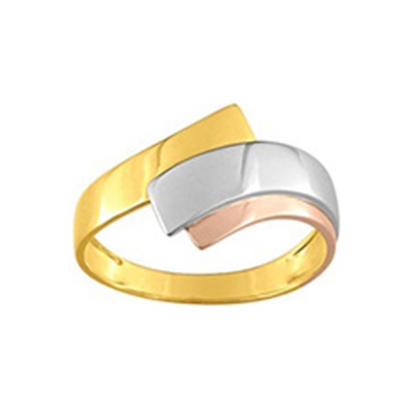 Bague Or Jaune 750 rhodiée