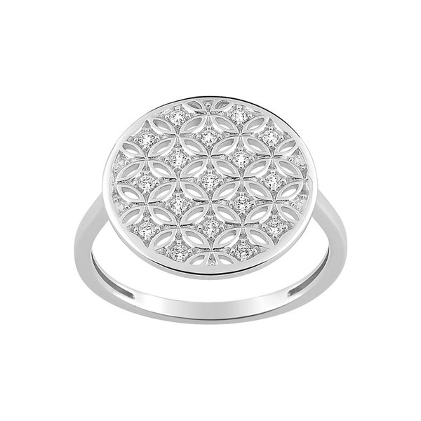 Bague diamant 0.14ct Or Blanc 750