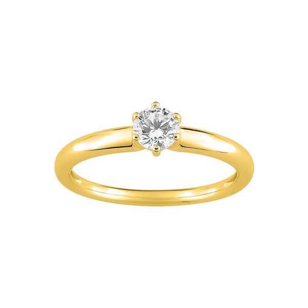 Bague oxyde(s) de zirconium Or Jaune 750