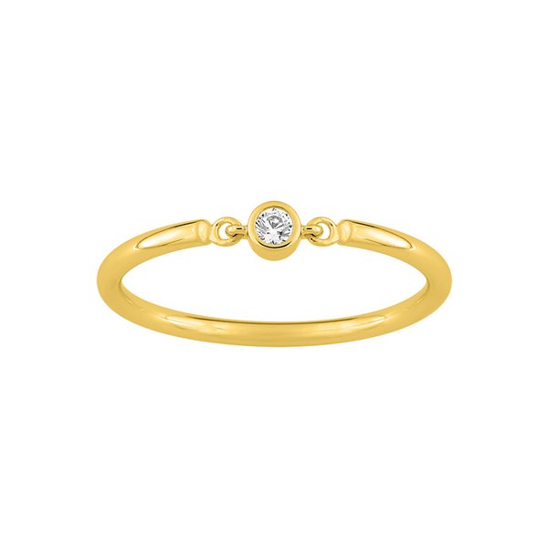 Bague diamant 0.05ct Or Jaune 750