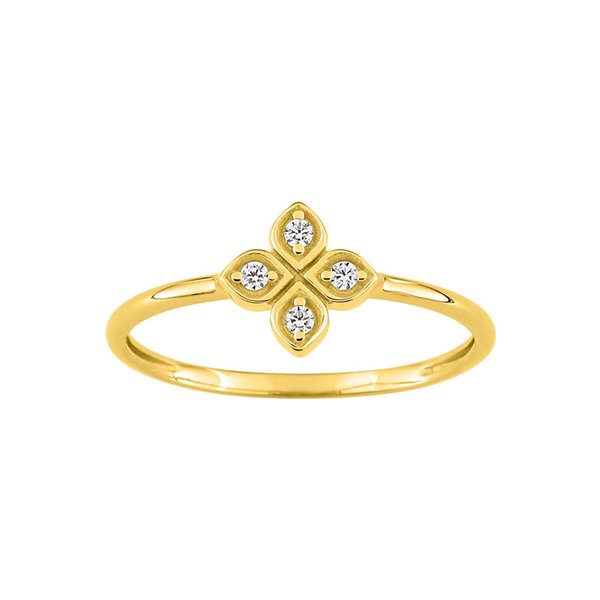 Bague diamant 0.05ct Or Jaune 750