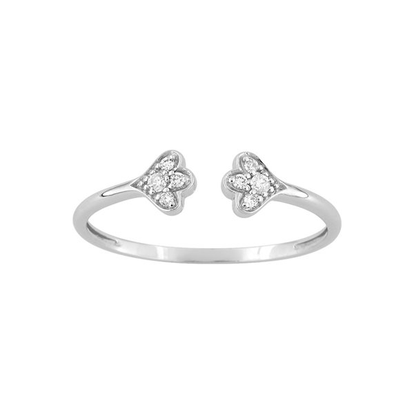 Bague diamant 0.05ct Or Blanc 750