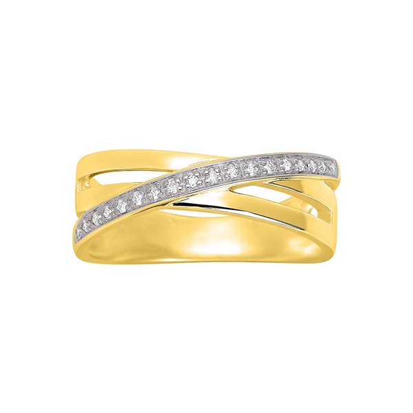 Bague diamant 0.07ct Or Jaune 750