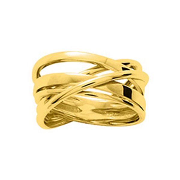 Bague fantaisie Or Jaune 750