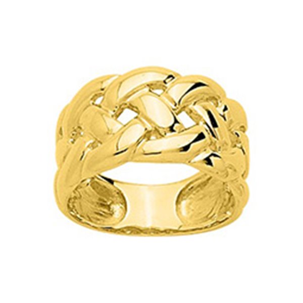 Bague fantaisie Or Jaune 750