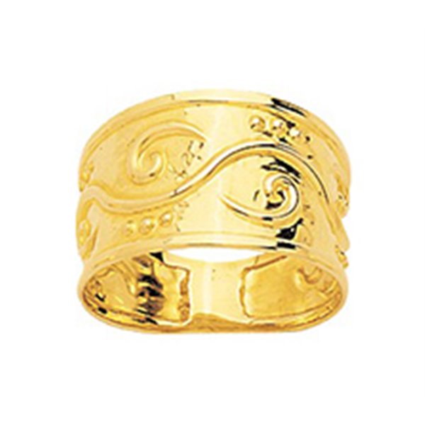 Bague estampée Or Jaune 750