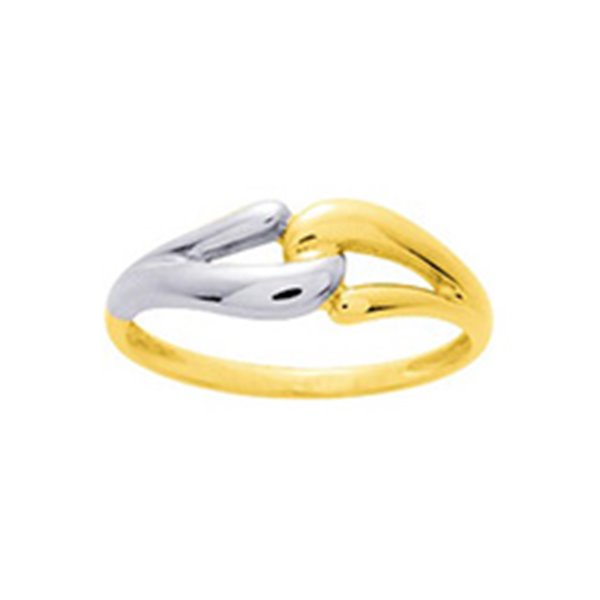 Bague fantaisie Or Jaune 750 rhodiée