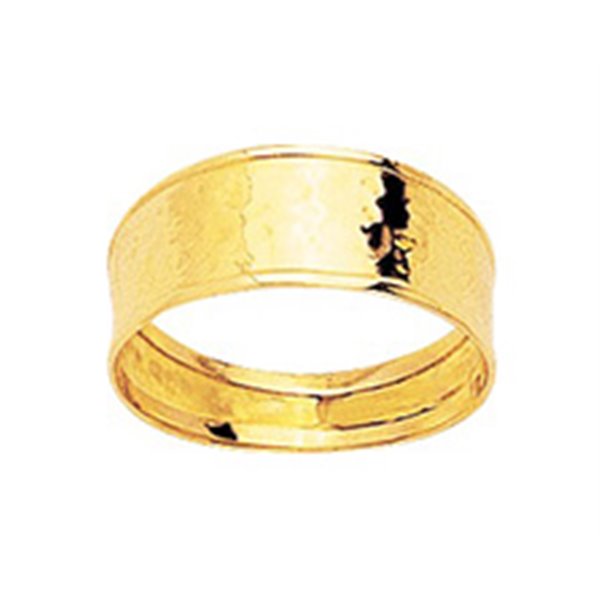 Bague froissée Or Jaune 750