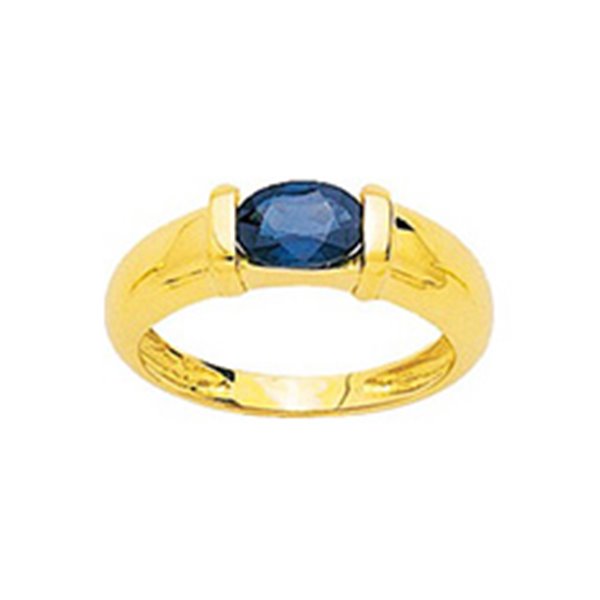 Bague saphir Or Jaune 750