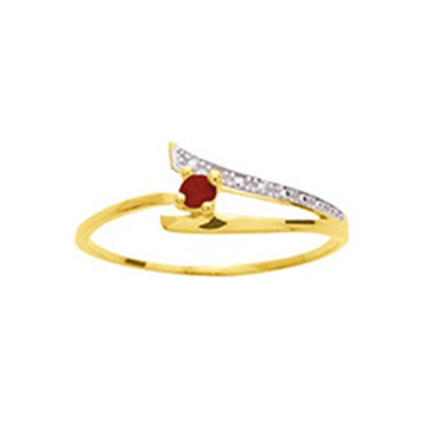 Bague rubis Or 750