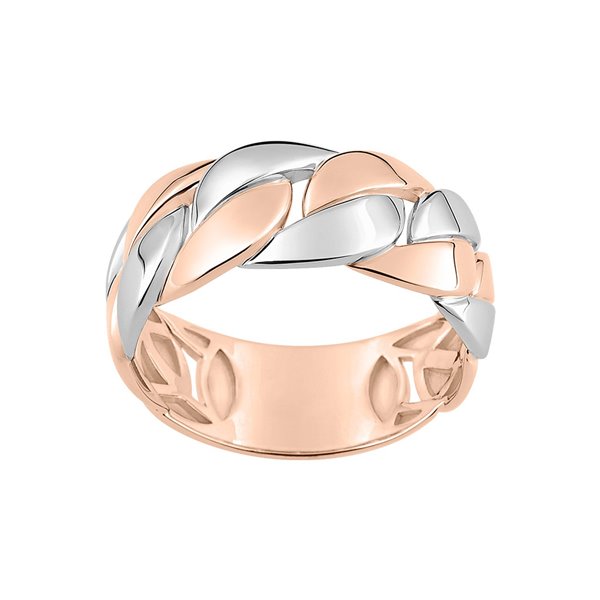 Bague Or Rose 750 rhodiée