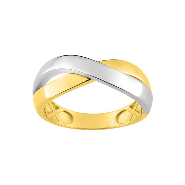 Bague Or Jaune 750 rhodiée