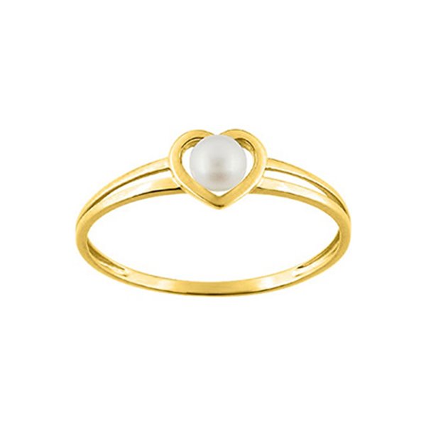 Bague perle de culture d'eau douce Or Jaune 750